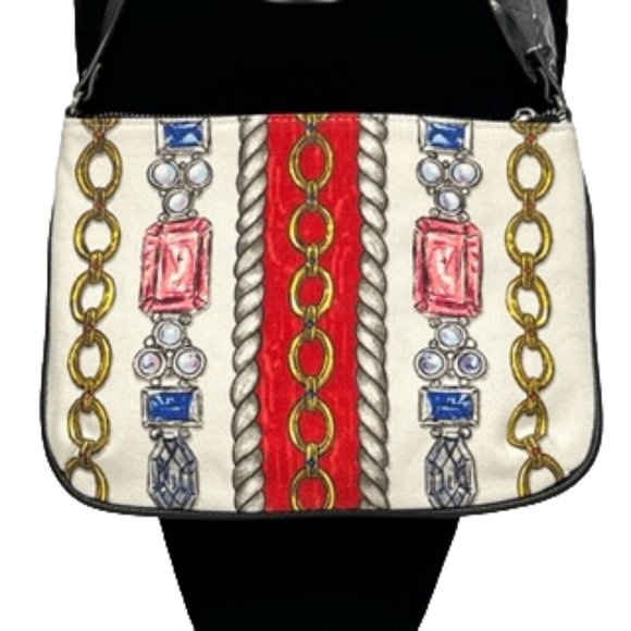 BRIGHTON "Love" Glitter & Go Crossbody Pouch NWT - Picture 3 of 16